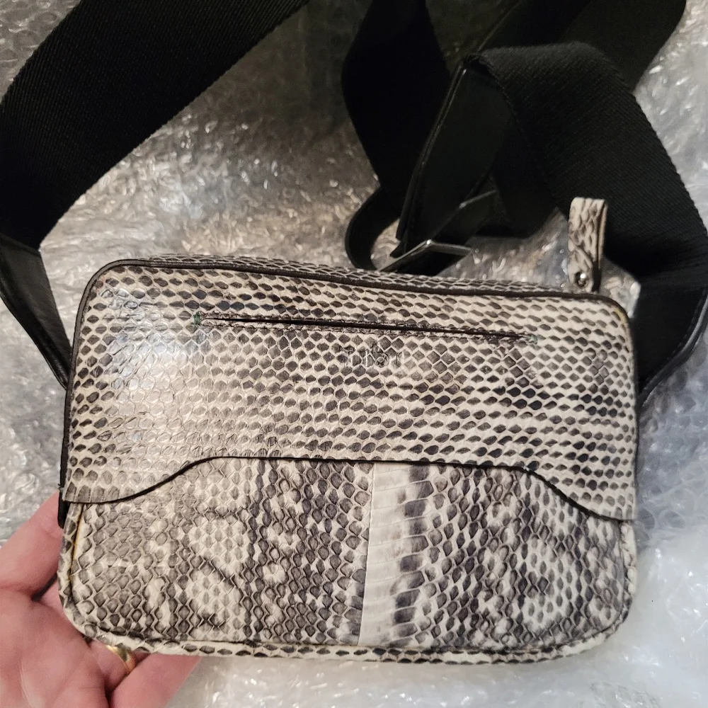 Tibi Python Bébé Bag - Picture 3 of 8
